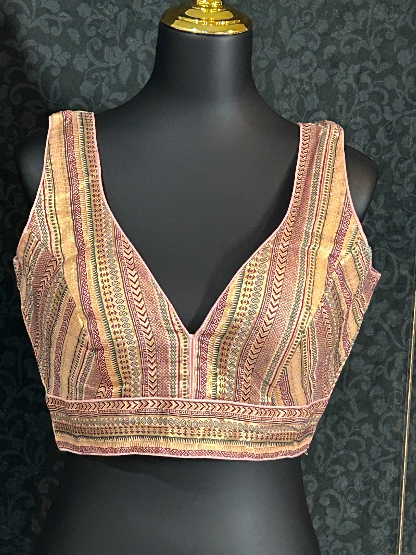 Silk blouse : brocade silk blouse by Kurti Connection USA