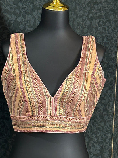 Silk blouse : brocade silk blouse by Kurti Connection USA