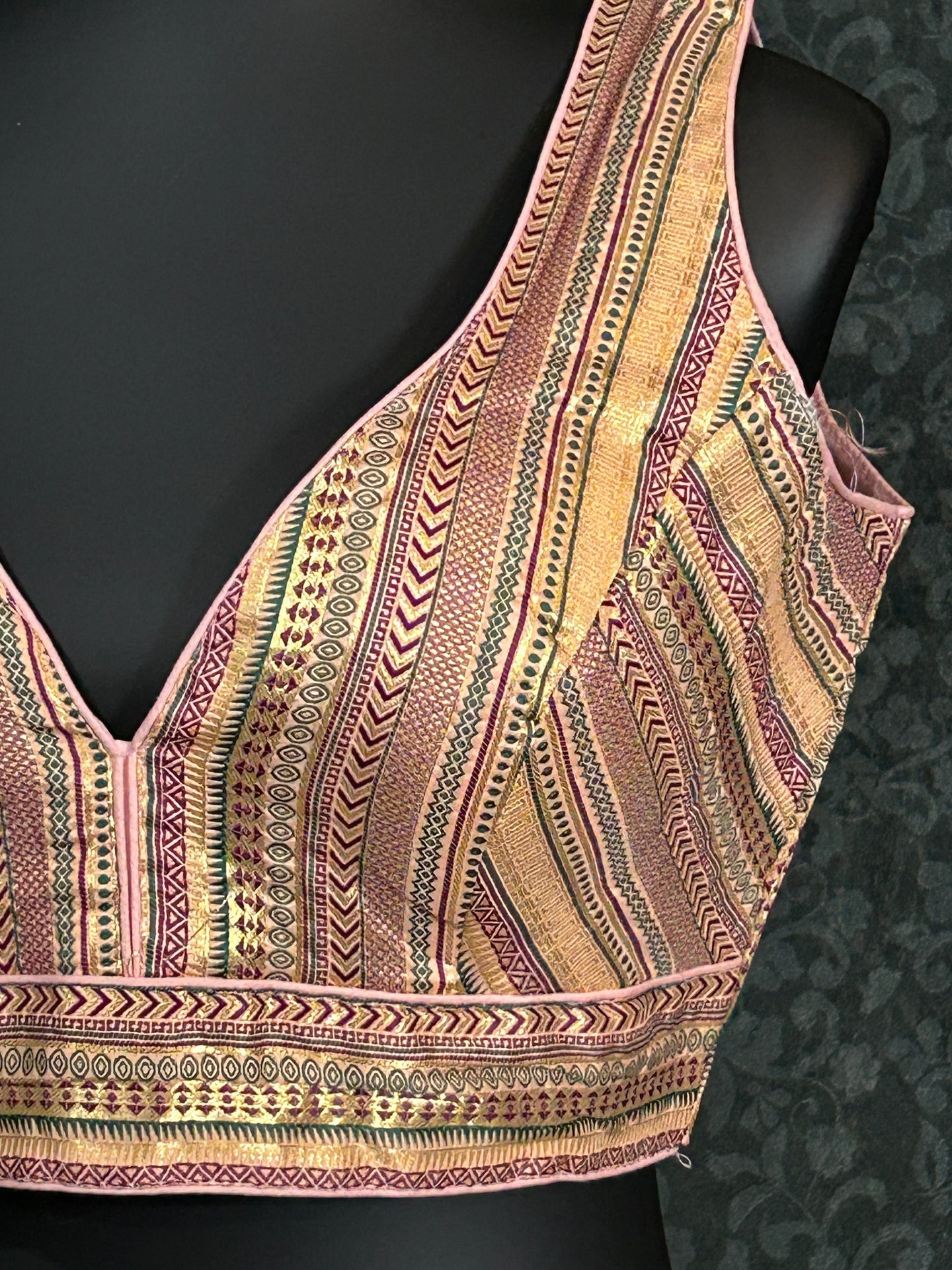Silk blouse : brocade silk blouse by Kurti Connection USA
