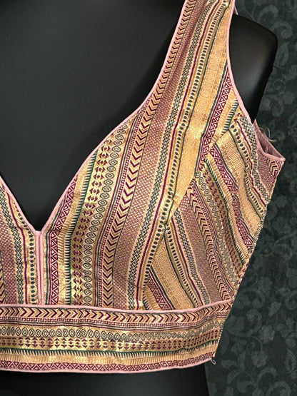 Silk blouse : brocade silk blouse by Kurti Connection USA