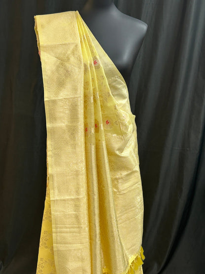 Linen cotton saree by Kurti Connection USA