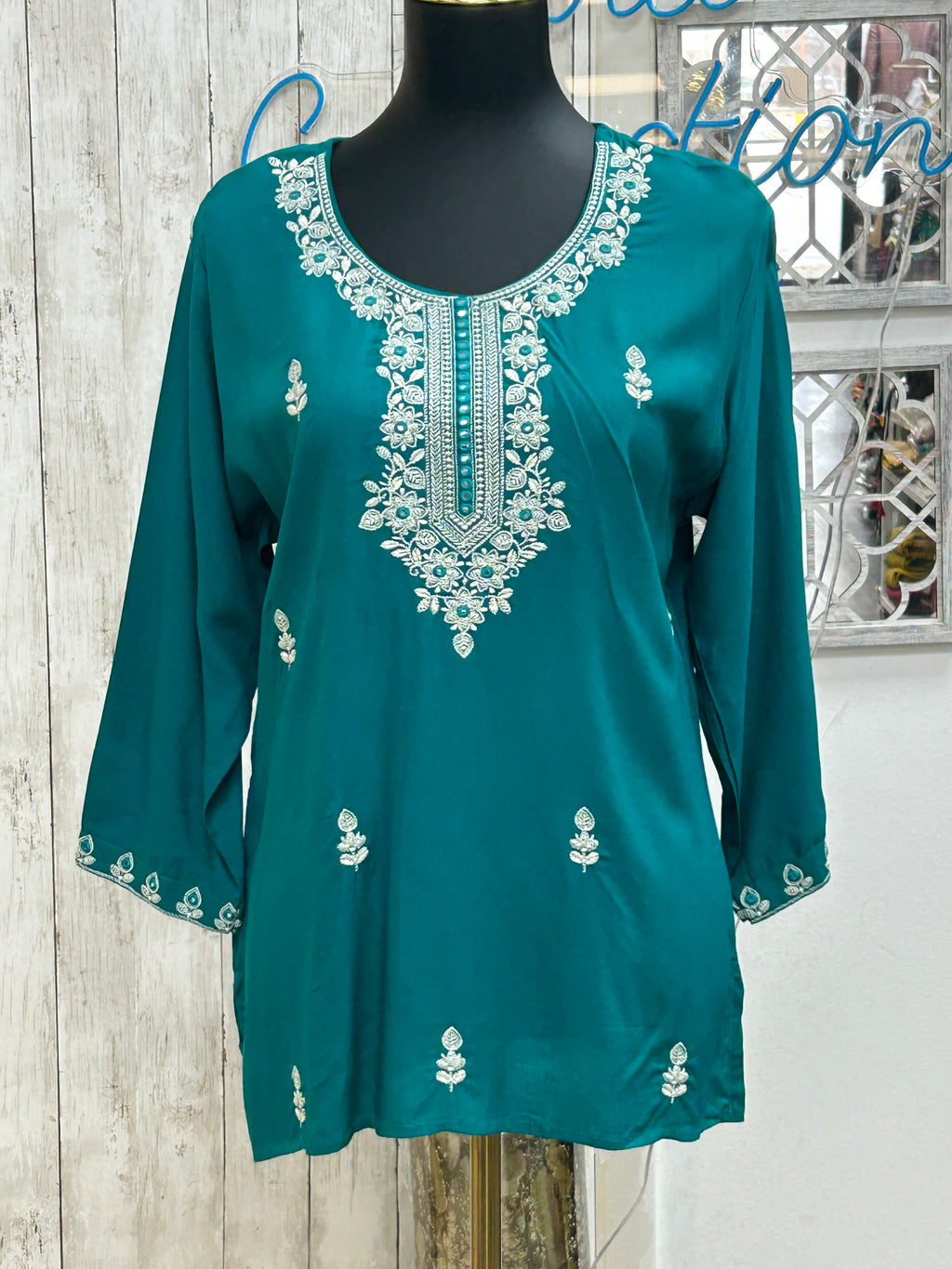 Rayon short Kurtis by Kurti Connection USA