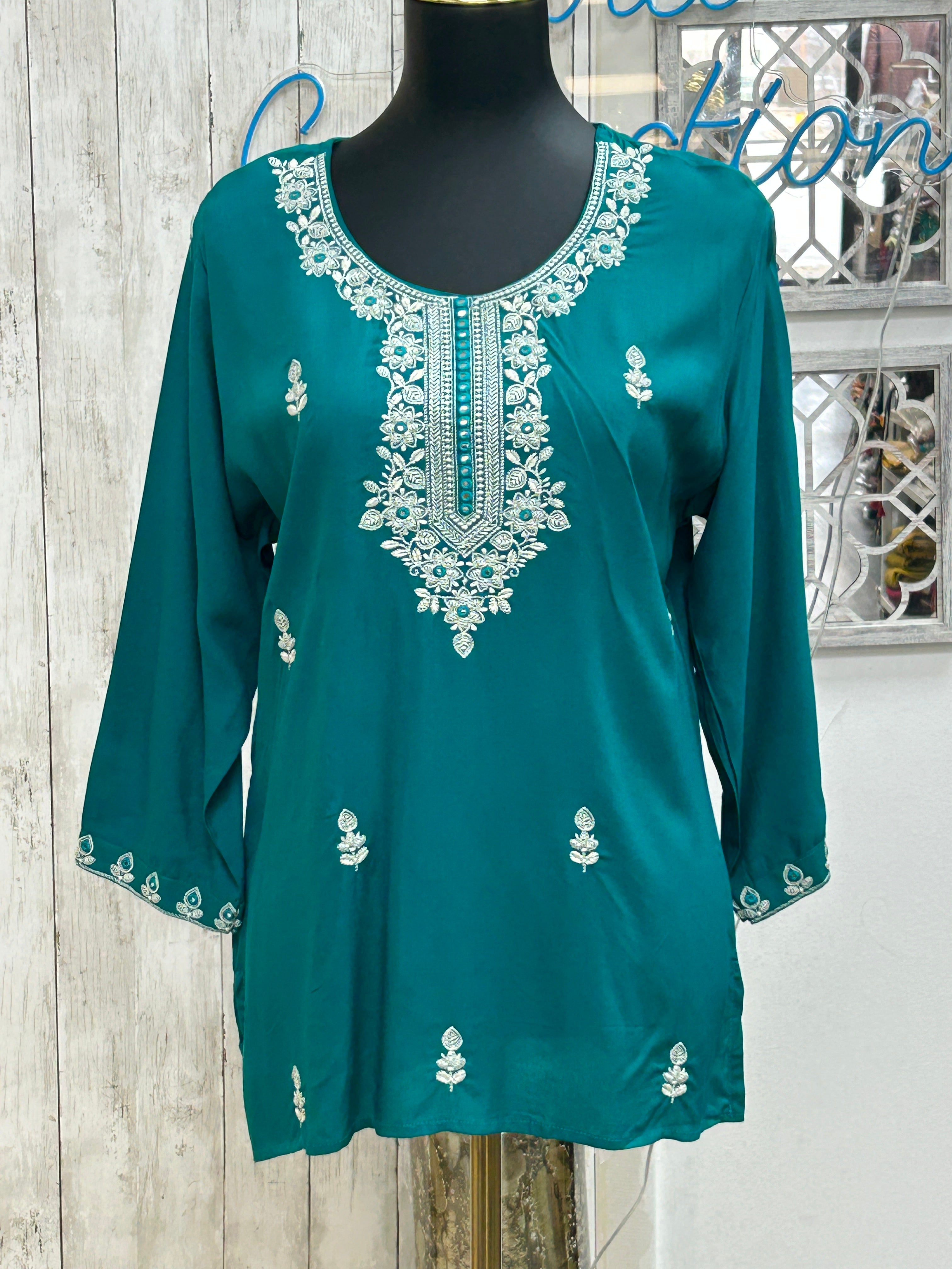 Rayon short Kurtis by Kurti Connection USA