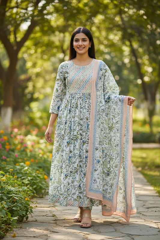 Rayon Anarkali suit