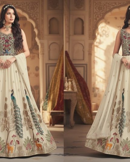 Indo western Anarkali