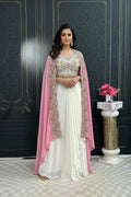 Lehenga saree : pink