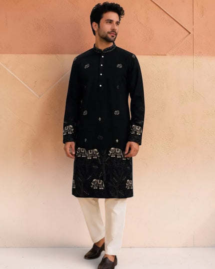 Soft silk Kurta set for men