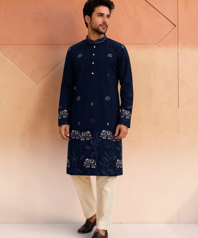 Soft silk Kurta set for men