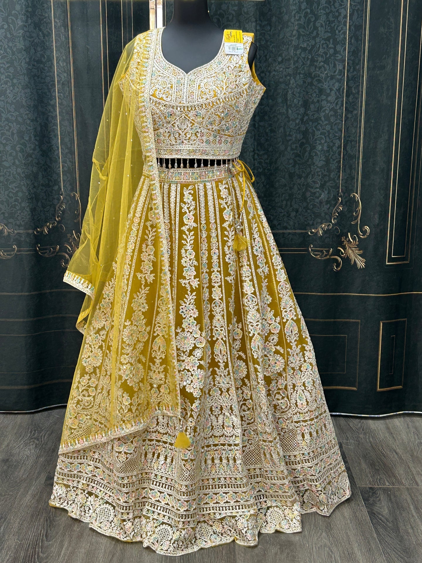 Yellow Lehenga choli set