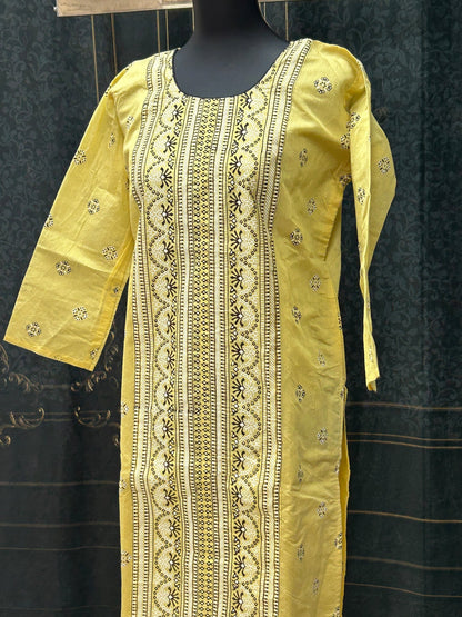 Chanderi silk kurti