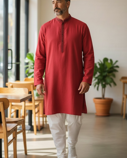 Pink kurta set