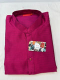 Dark pink kurta pajama set