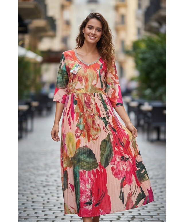 Crape silk long kurti - Kurti Connection USA