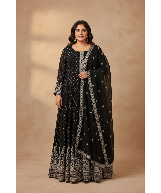 Black Anarkali dress