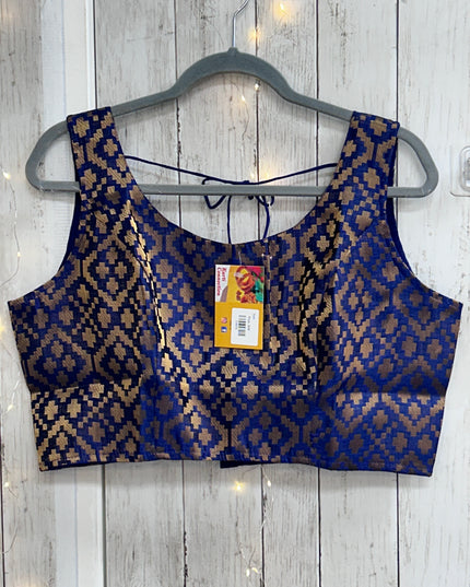 Jacquard silk blouse