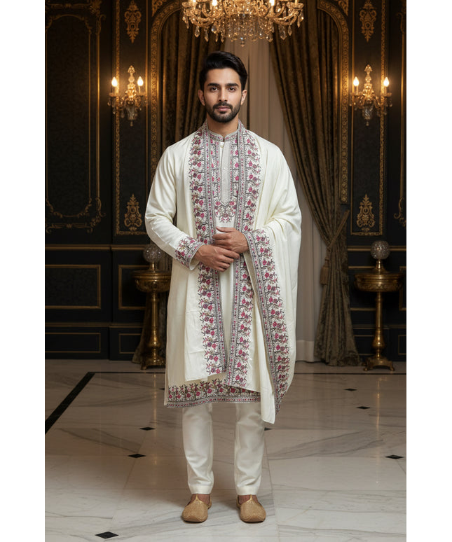 Mens kurta set with dupatta