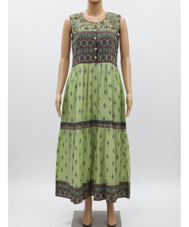 Chanderi silk long kurti
