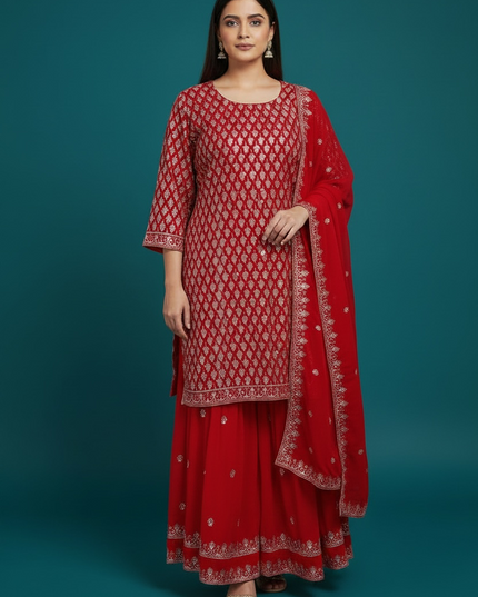 Party wear sharara set : plus size