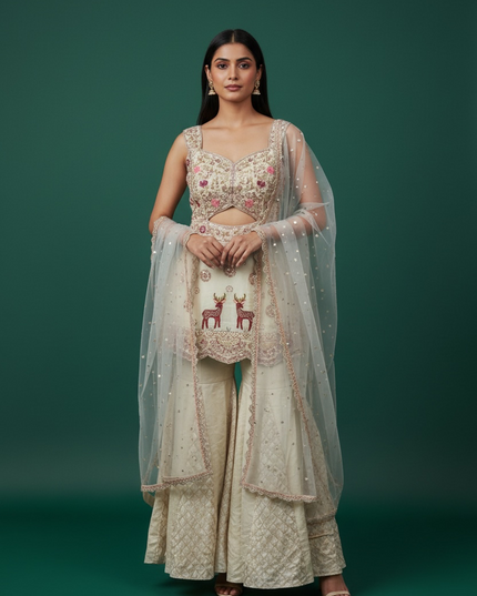 Party wear sharara suit