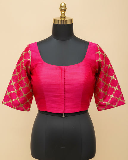 Dark pink blouse