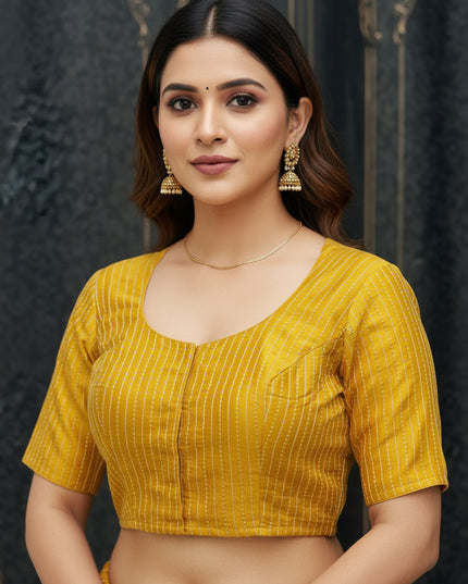 Yellow blouse