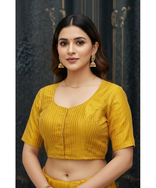 Yellow blouse