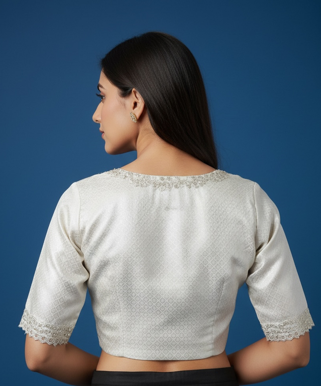 Silver blouse