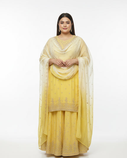 Plus size Kurti with lehenga