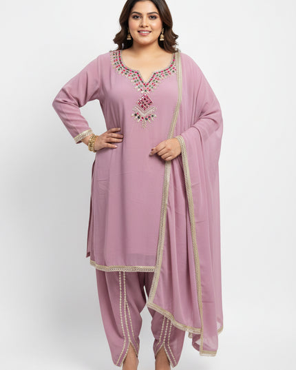 Plus size tulip pant set