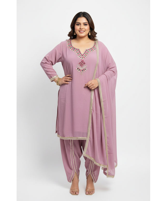 Plus size tulip pant set