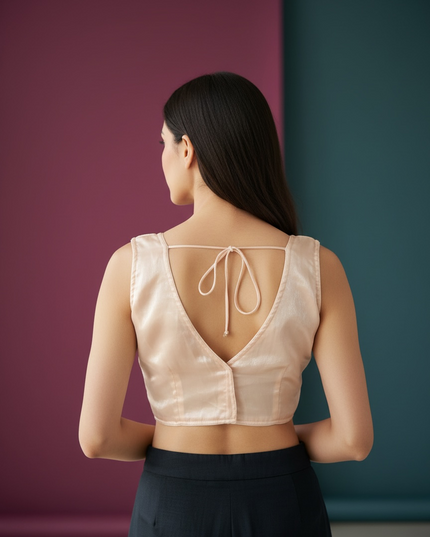 Tissue silk blouse