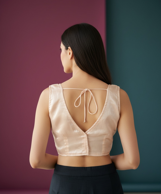 Tissue silk blouse
