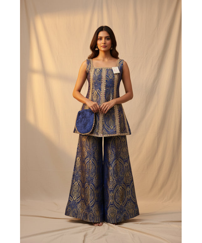 Banarasi Kurti Plazzo set