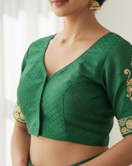 Dark green blouse