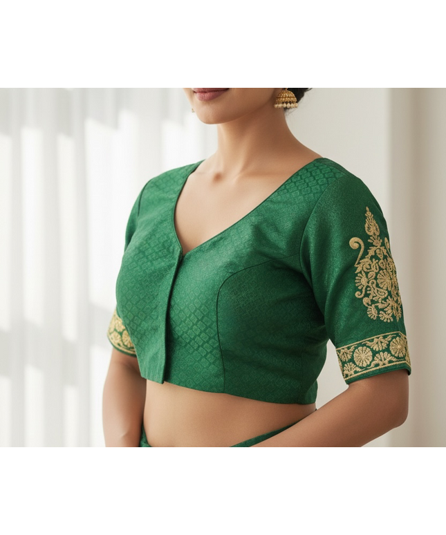 Dark green blouse