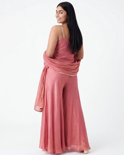 Onion pink sharara set