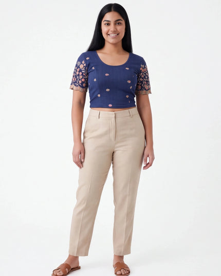 Blue Strechable blouse