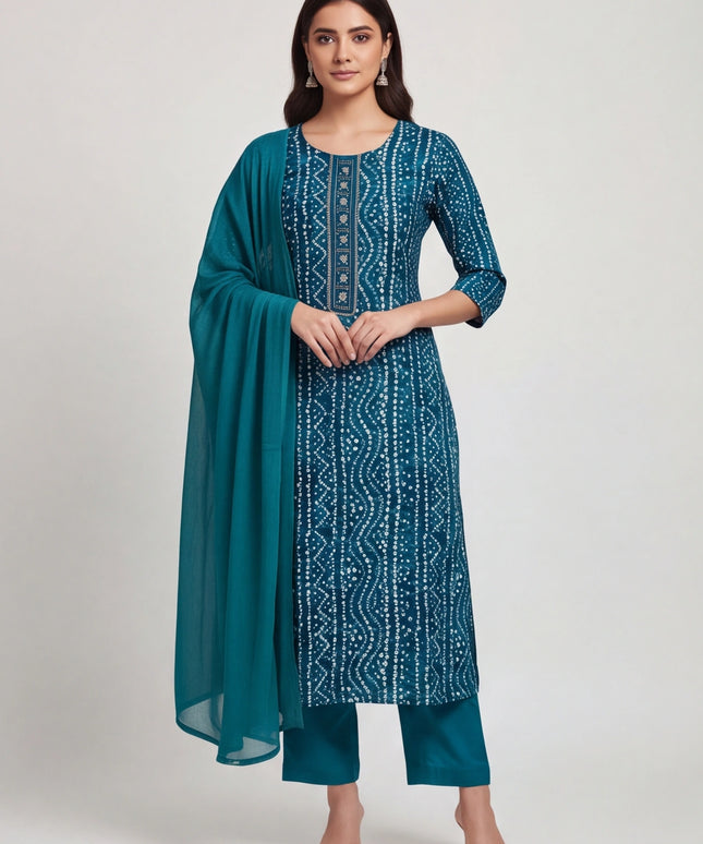 Bandhani Kurti set