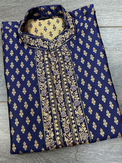 Silk short kurta - Kurti Connection USA