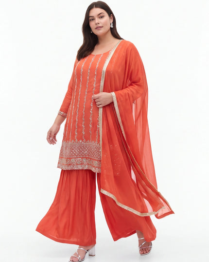 Sharara suit : plus size