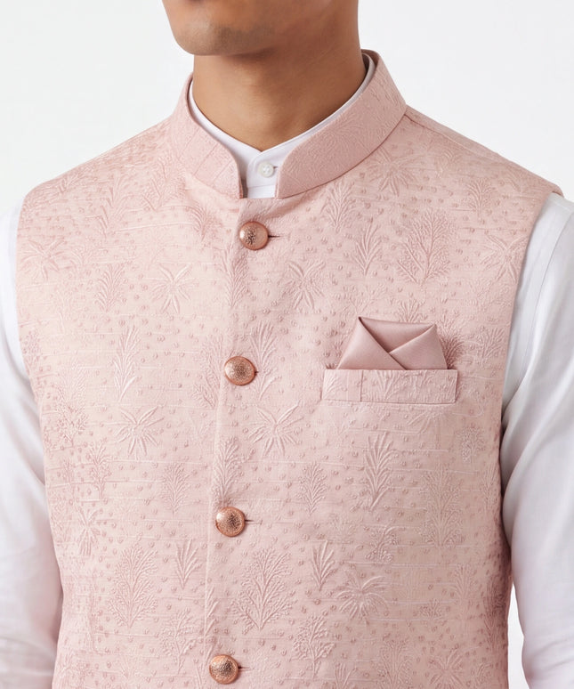 Pink half jacket for men