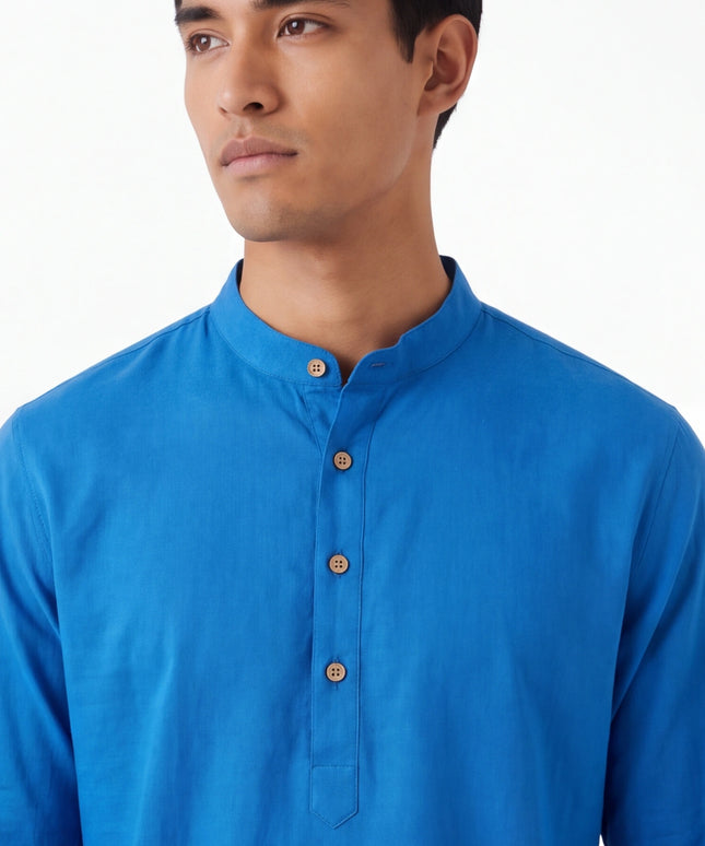 blue kurta set