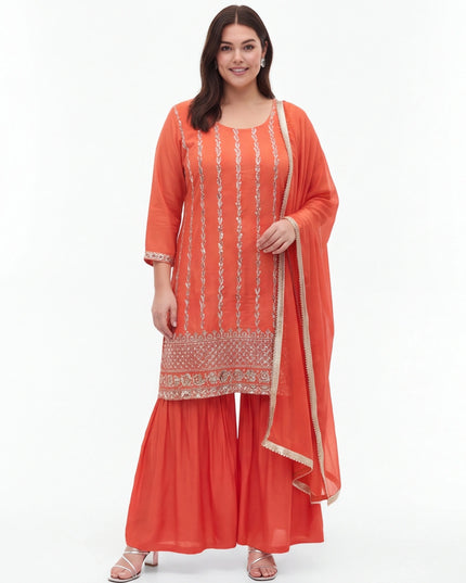 Sharara suit : plus size