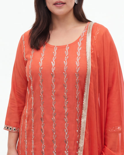 Sharara suit : plus size