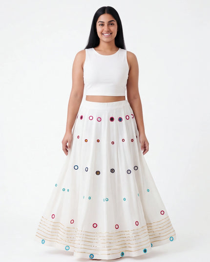 Lehenga Skirt : garba chaniya