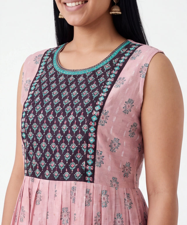 Chanderi silk kurti