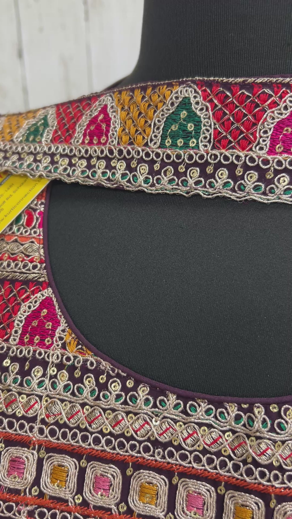 Heavy embroidery work sharara suit