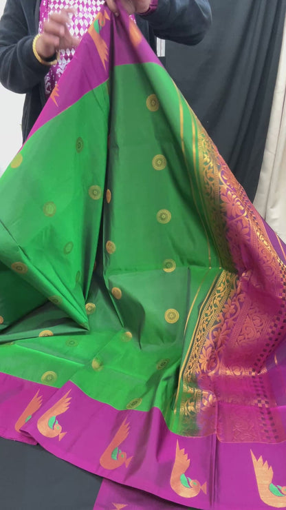 Gadhwal silk saree
