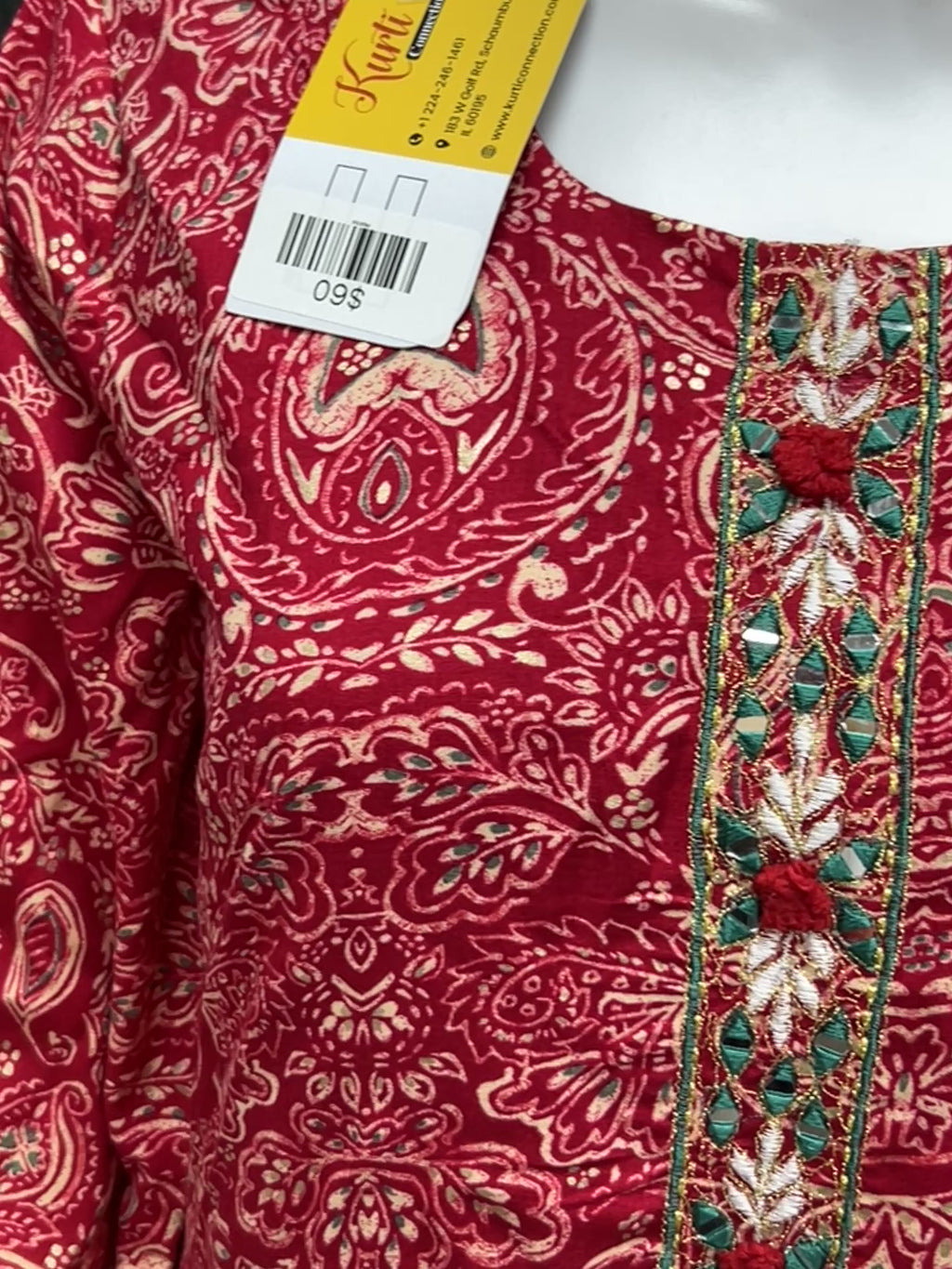 Rayon long kurti