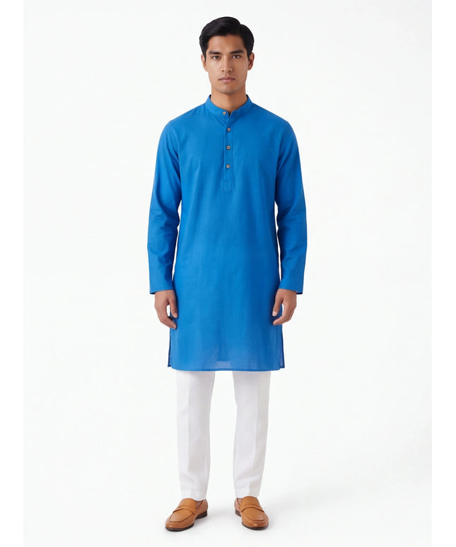 blue kurta set